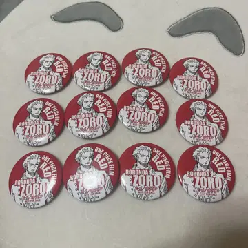원피스 RED 세븐 캔뱃지 조로 세트