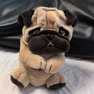 퍼그 봉제 인형 수납 박스
