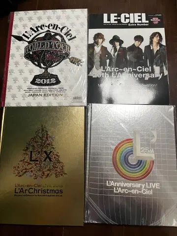 L'Arc-en-Ciel 라이브 & 투어 팜플렛 세트