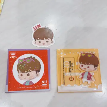 JIN 아크릴 스탠드 스티커