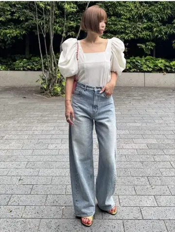 신상품 cygne 커비 데님 팬츠 시뉴 사이즈 1 미사용 새상품