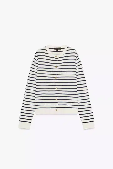 새상품 신상 ZARA 스트라이프 니트 가디건