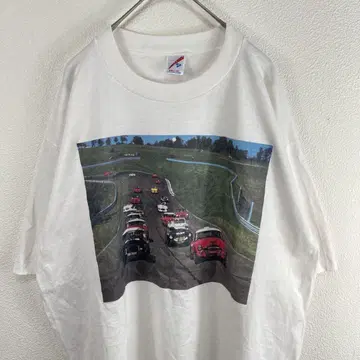 USA제 90s jerzees 싱글 스티치 티셔츠 화이트 티셔츠 화이트
