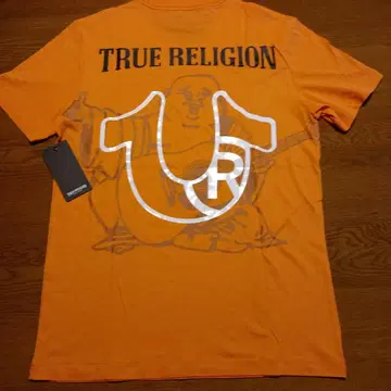 TRUE RELIGION 오렌지 티셔츠