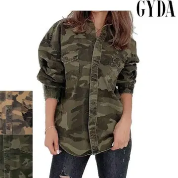 GYDA 카모플라쥬 오버 사이즈 자켓