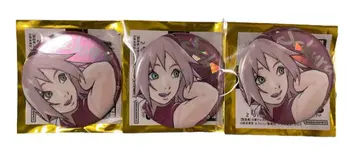 NARUTO 나루토 난자 타운 하루노 사쿠라 캔뱃지 A 3개
