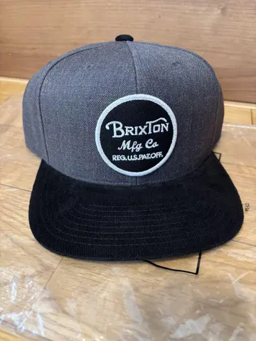 Brixton 캡 그레이/블랙 MENS