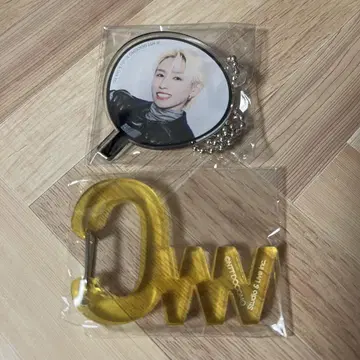 OWV 가챠 우라노 슈타 미니 부채 키링 아크릴 카라비너