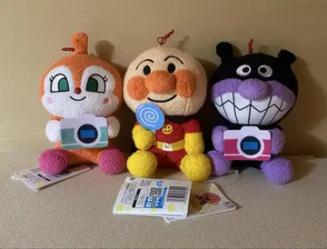 호빵맨 코로후와 봉제 인형 3개 세트
