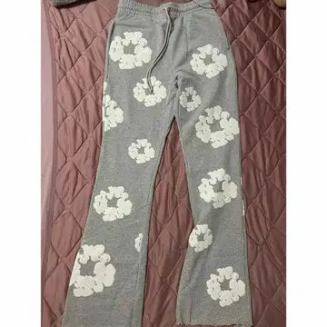 정품 READYMADE x DENIM TEARS 스웨트 팬츠 그레이 S