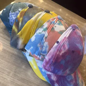 타이다이 패턴 야구 모자 멀티 컬러 5개 세트