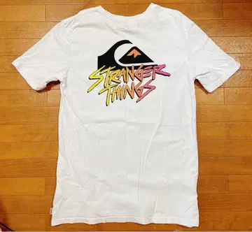 Quiksilver Stranger Things 티셔츠 화이트 L 사이즈