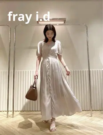 fray i.d 양류 큐프라 새틴 턱 원피스 FWFO212070