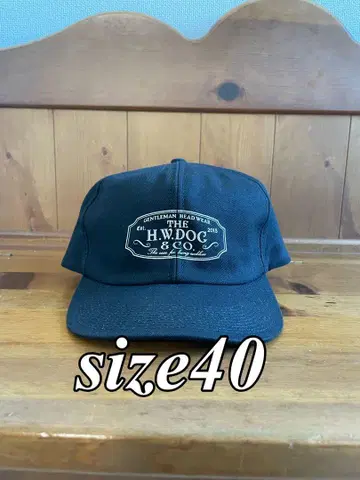 THE H.W.DOG&CO TRUCKER CAP 40 BLACK