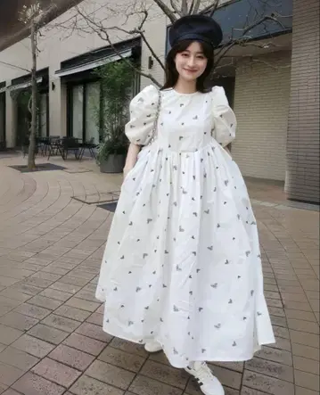 [ 당일 발송 ] bibiy. EMILY HEART DRESS 원피스