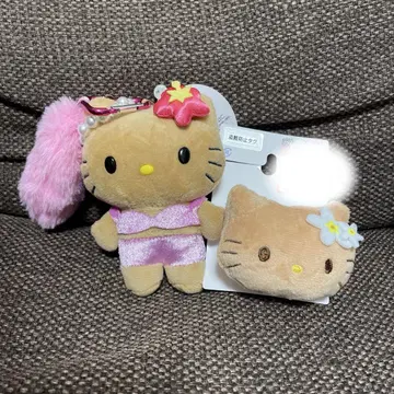 시마무라 일광화상 키티 산리오 봉제 인형 마스코트 헤어 클립