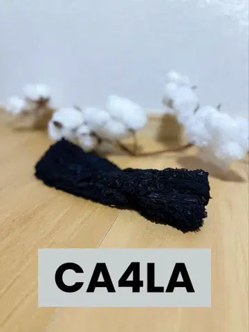 CA4LA 레이스 헤어밴드 블랙