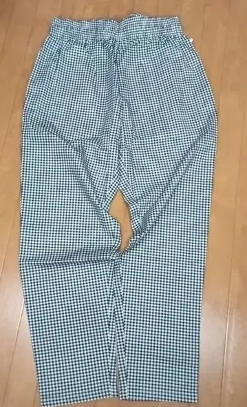쿠쿠맨 셰프 팬츠 깅엄 체크