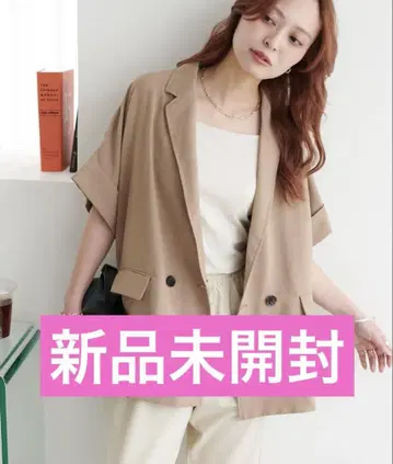 테크 린넨 반팔 셔츠 자켓