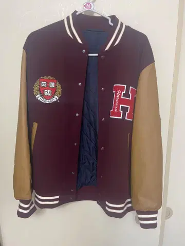 HARVARD 대학 바시티 자켓 L 사이즈