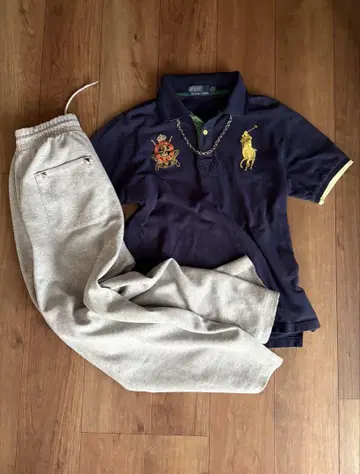 Ralph Lauren 피케 셔츠 네이비 y2k