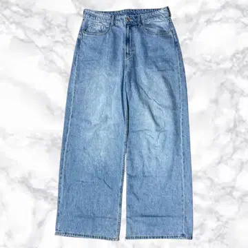 h&m 배기 데님