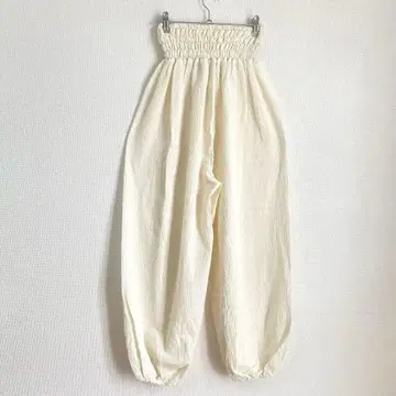 [ jamais vu ] 미사용 택 포함 오가닉 코튼 벌룬 빵 츠 F
