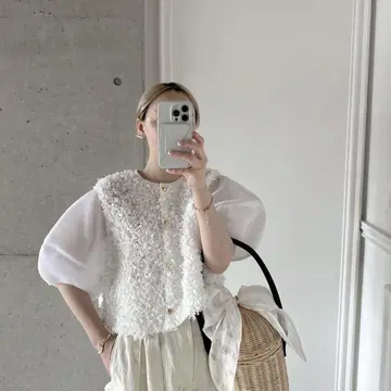 GIRLISH St.cecilia 테리어 자켓