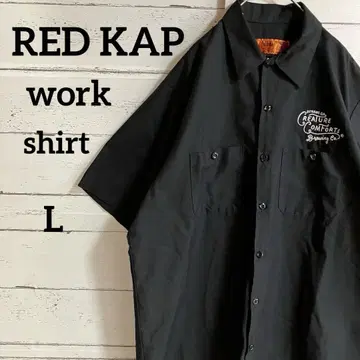 RED KAP 레드 캡 워크 셔츠 자수 로고