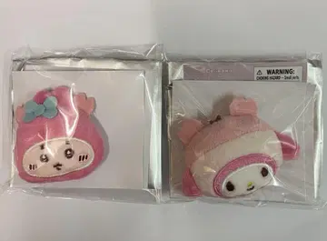 치이카와 (먼작귀) 산리오 시크릿 헤어 클립 헌책방 마이멜로디 2세트