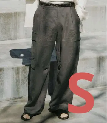 [LIDNM] LINEN CHINTZ BDU PANTS S 사이즈