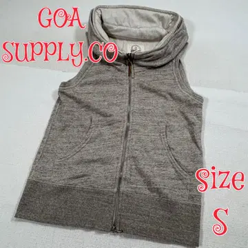 GOA SUPPLY.CO 지퍼 베스트 그레이지 S GOA 정가 8900엔