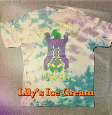 Lily's Ice Cream(릴리즈 아이스크림) 타이다이 반팔 티셔츠