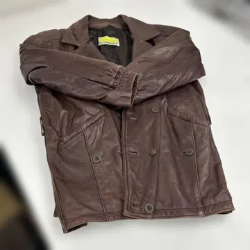 80년대 Ricard Pells 가죽 코트