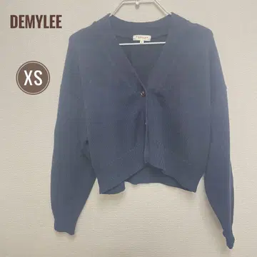 컨디션 최상 [DEMYLEE] 트라 코튼 숏 가디건 XS