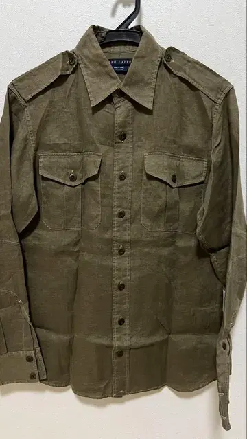 Ralph Lauren 올리브 밀리터리 셔츠