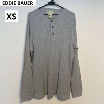 Eddie Bauer 헨리넥 티셔츠 XS 그레이