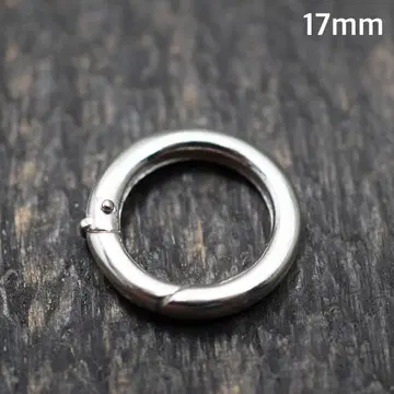 17mm 실버925 플레인 카라비너 오링 실버925