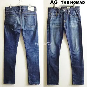 AG THE NOMAD W84cm 모던 슬림 데님 스트레치 인디고 파랑
