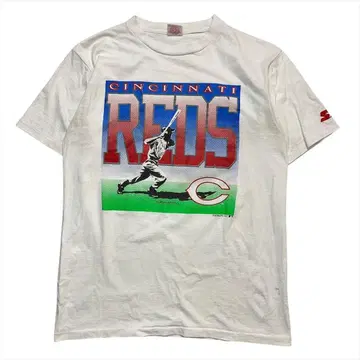 90s Argo CINCINNATI REDS 티셔츠 구제 의류 남성용 L