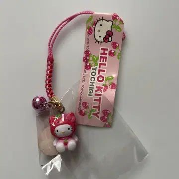 헬로키티 키티 지역 한정 스트랩 딸기 네츠케 헤이세이 레트로