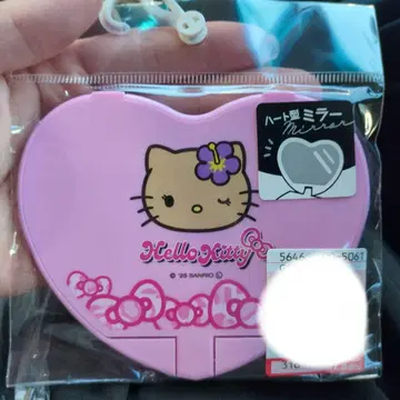 키티 하트 모양 거울