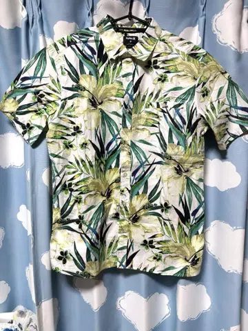 hurley 반팔 알로하 셔츠