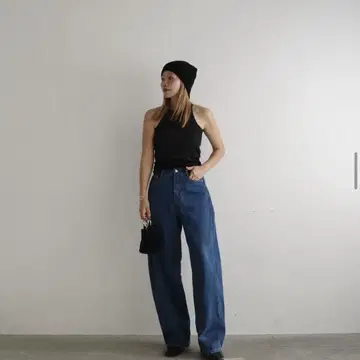 시마무라 히데카 코쿤 팬츠 데님 64T