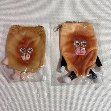 빵 도둑 봉제 인형 복조리 2종 세트