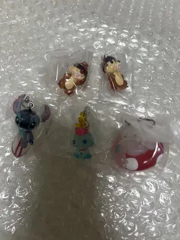 디즈니 캐릭터 메지루시 액세서리 가챠 컴프 세트