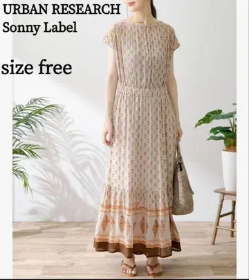 URBAN RESEARCH Sonny Label 쉬폰 맥시 원피스