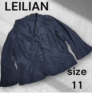LEILIAN 라이트 아우터 프릴 사이즈 11
