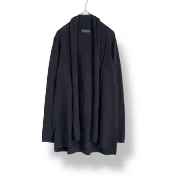 자라 ZARA KNIT 드레이프 가디건 블랙 긴팔 겉옷 냉방병 예방