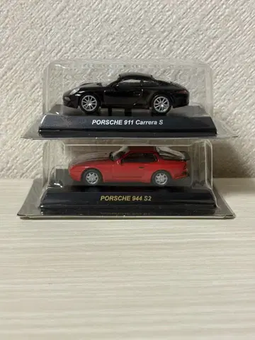 교쇼 1/64 포르쉐 2대 세트